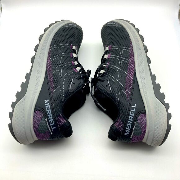 NWT Merrell Fly Strike Women’s Black/Purple Sneakers Size 9,5 - Picture 7 of 9